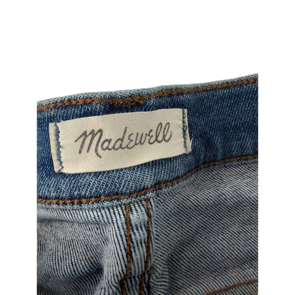 Madewell Women's Medium Wash Skinny Crop Button Fly Jeans Mid Rise 27 - Picture 4 of 8